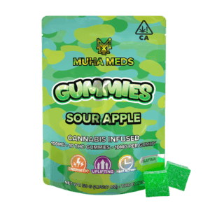 SOUR APPLE INFUSED GUMMIES